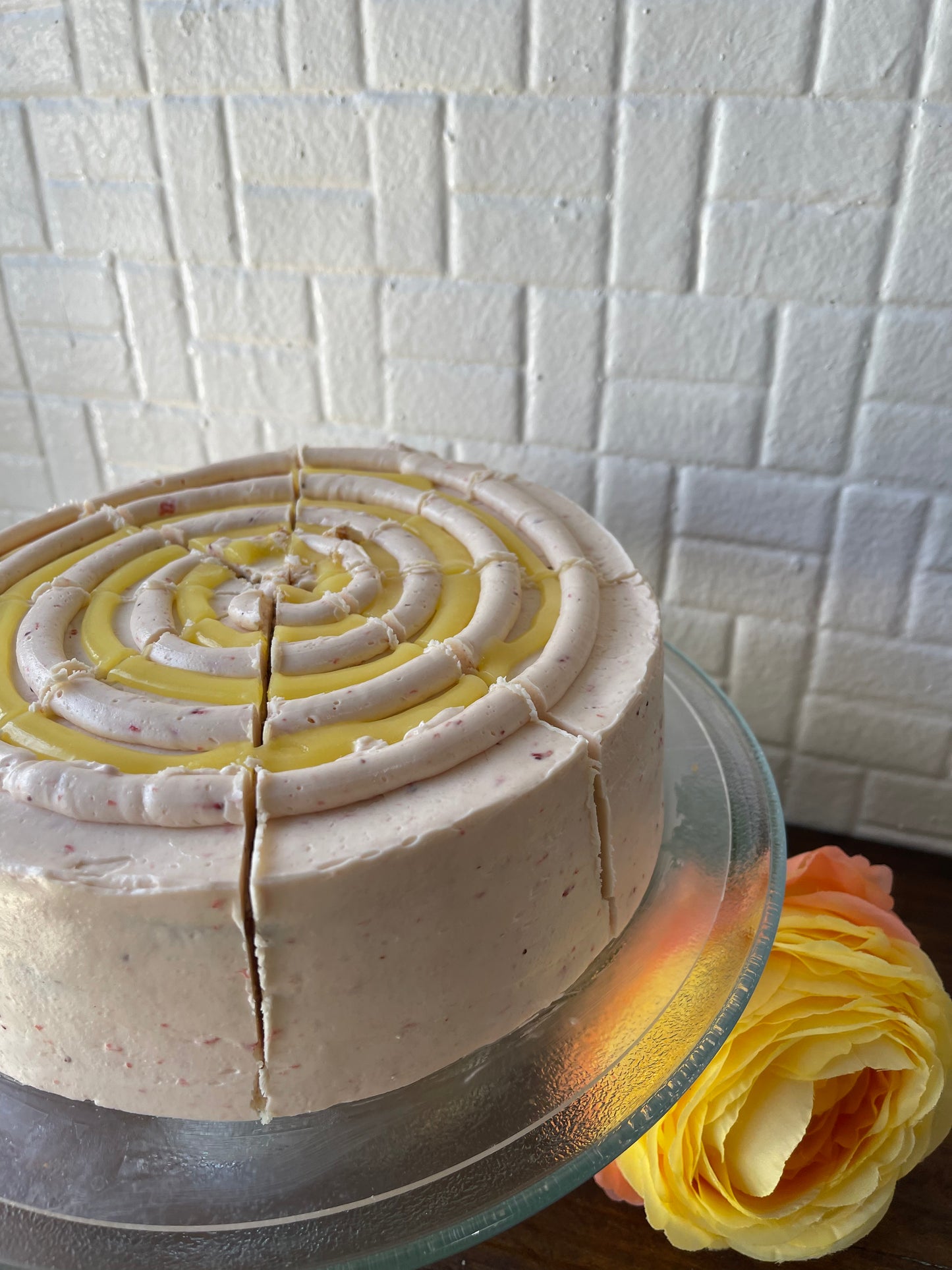 Strawberry Lemonade Cake