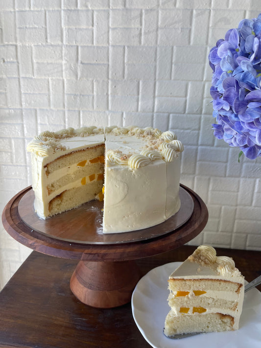 Peaches and Cream Cake