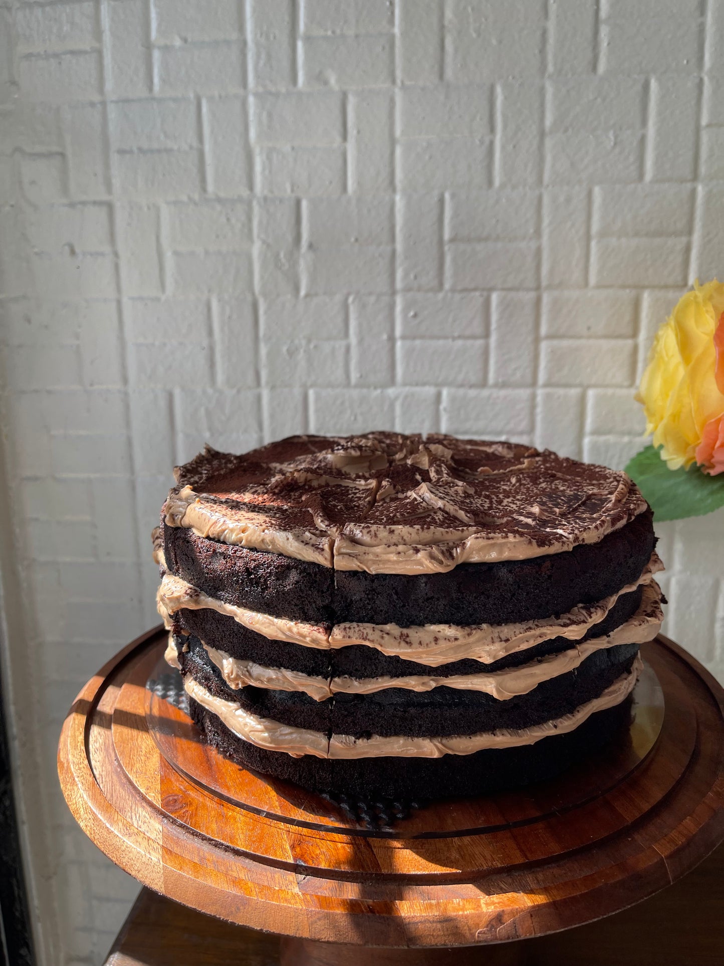 Four Layer Chocolate Cake