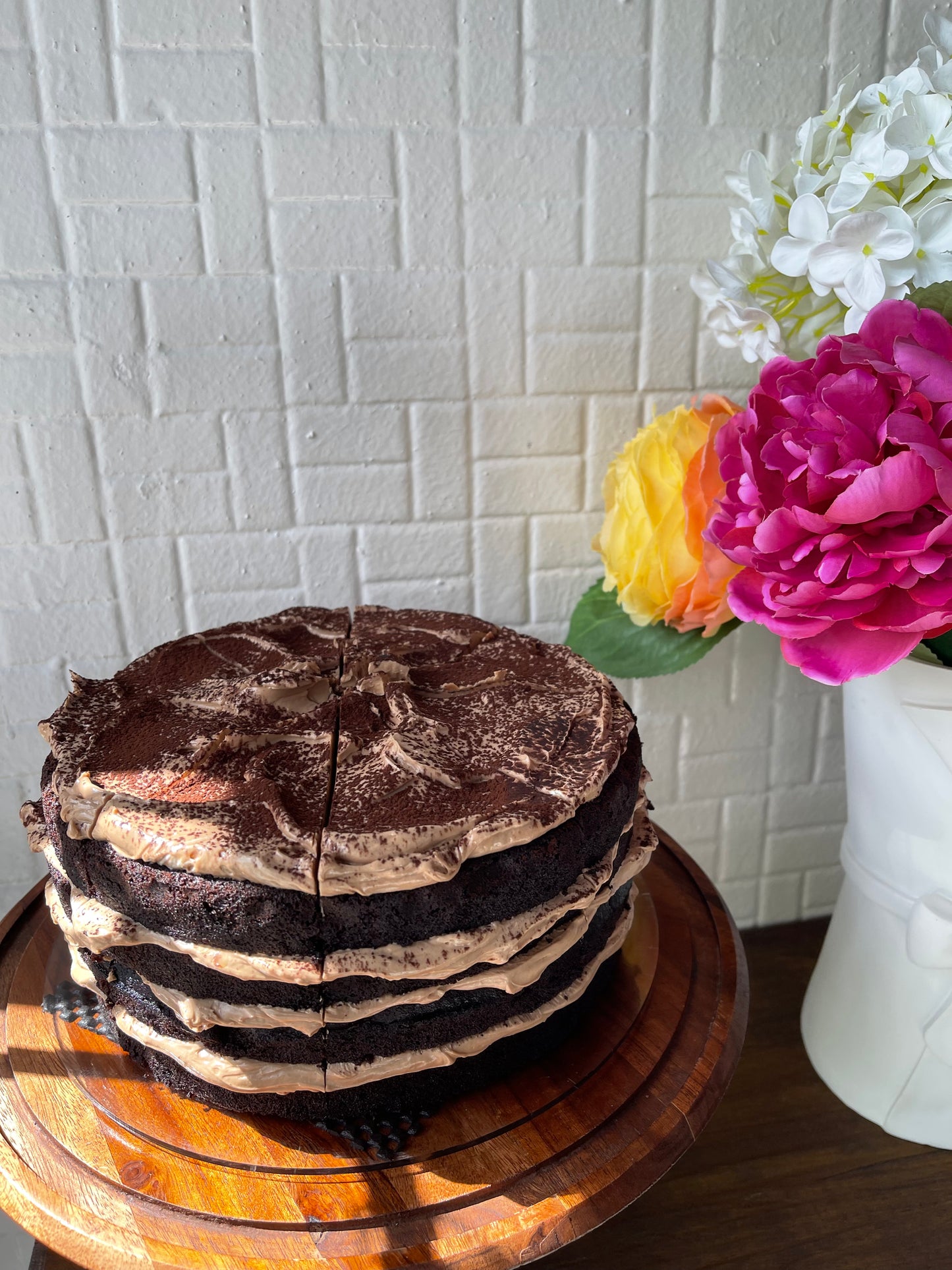 Four Layer Chocolate Cake