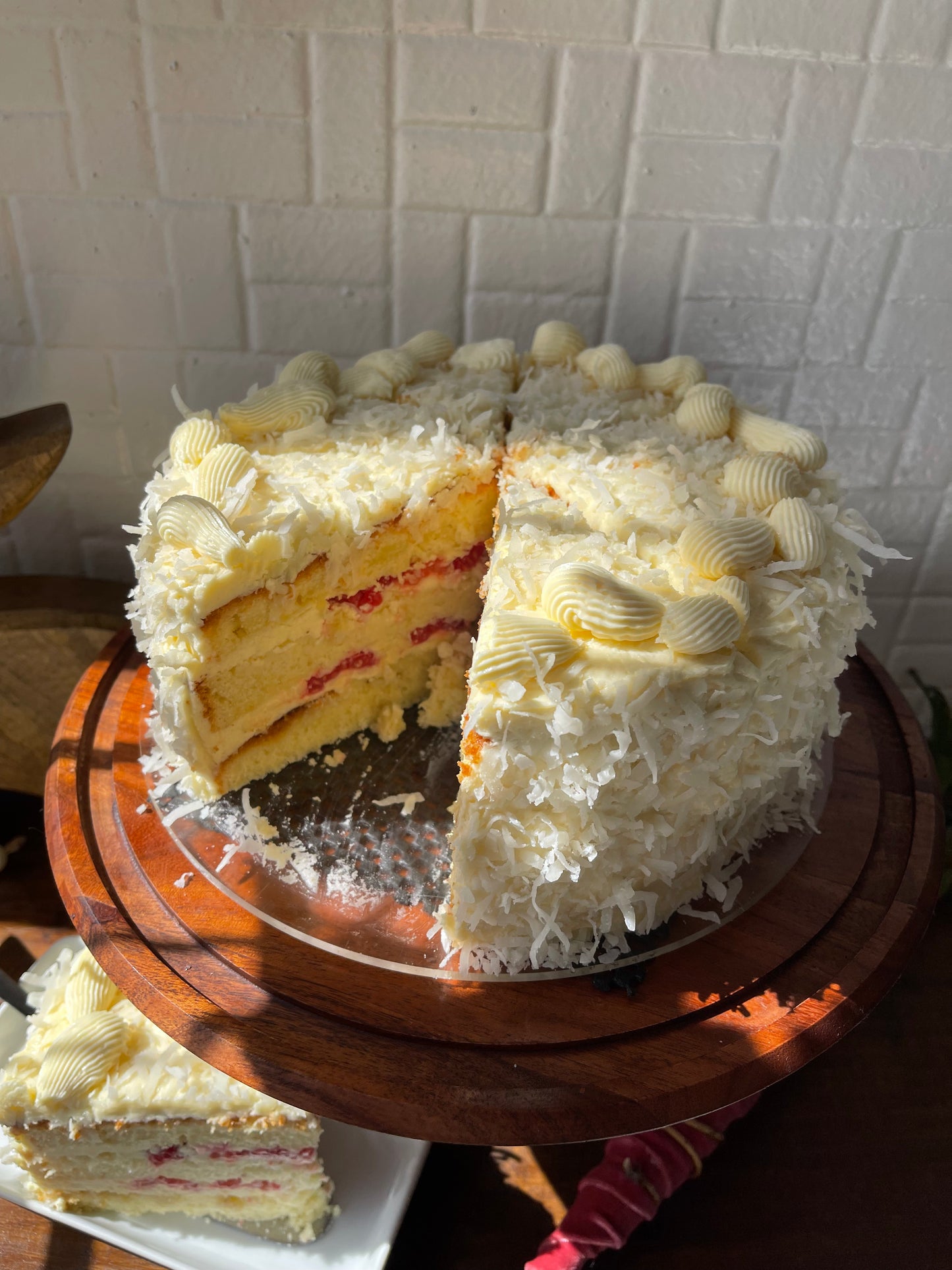 Coconut Rasberry Cake