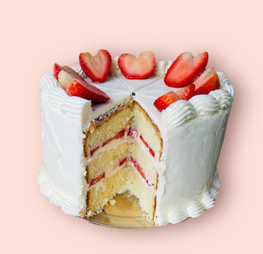 Strawberry Cream Cake