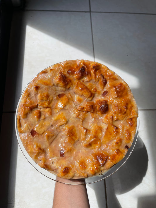 Budin de pan sobao y guayaba